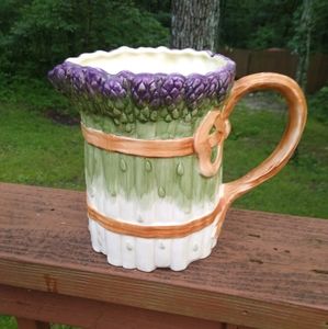 Asparagus Pitcher Vintage 1989 Cultivated Garden